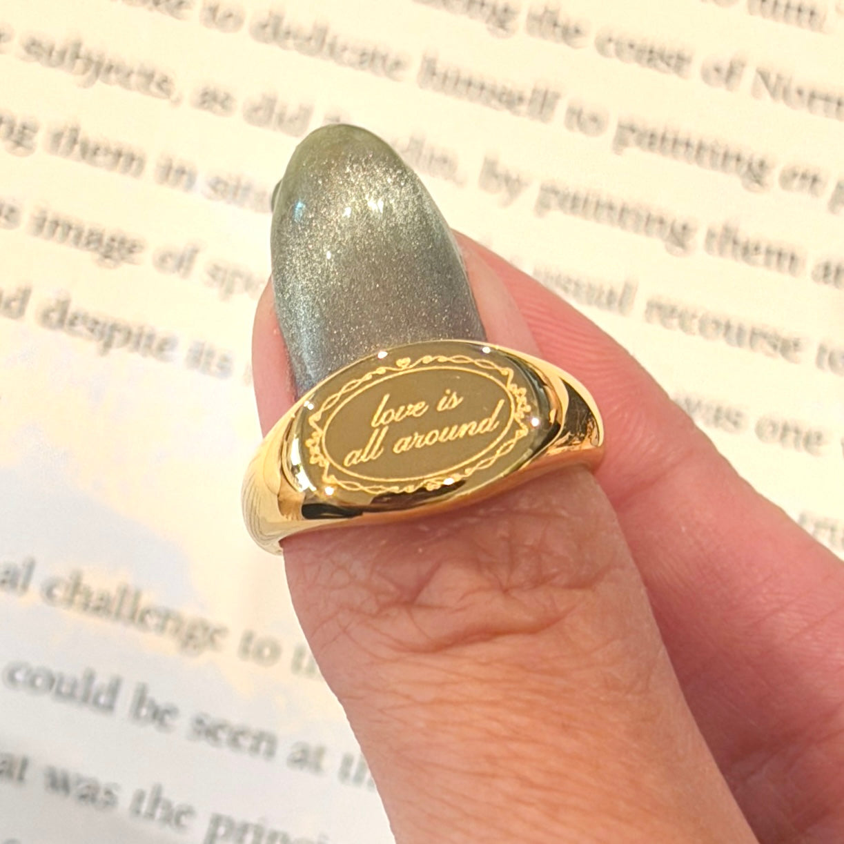 Love Is All Around Ring