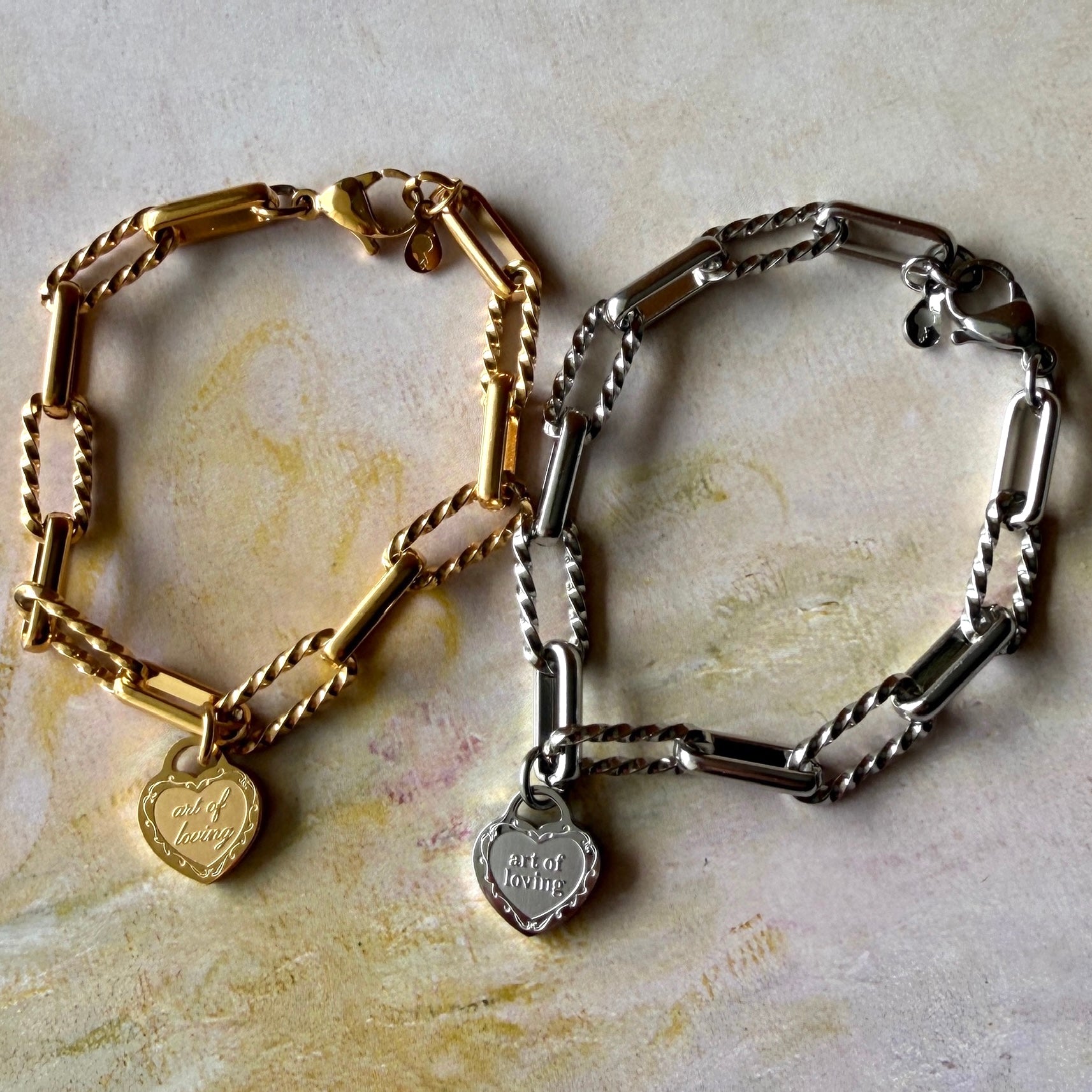 Art of Loving Chain Bracelet