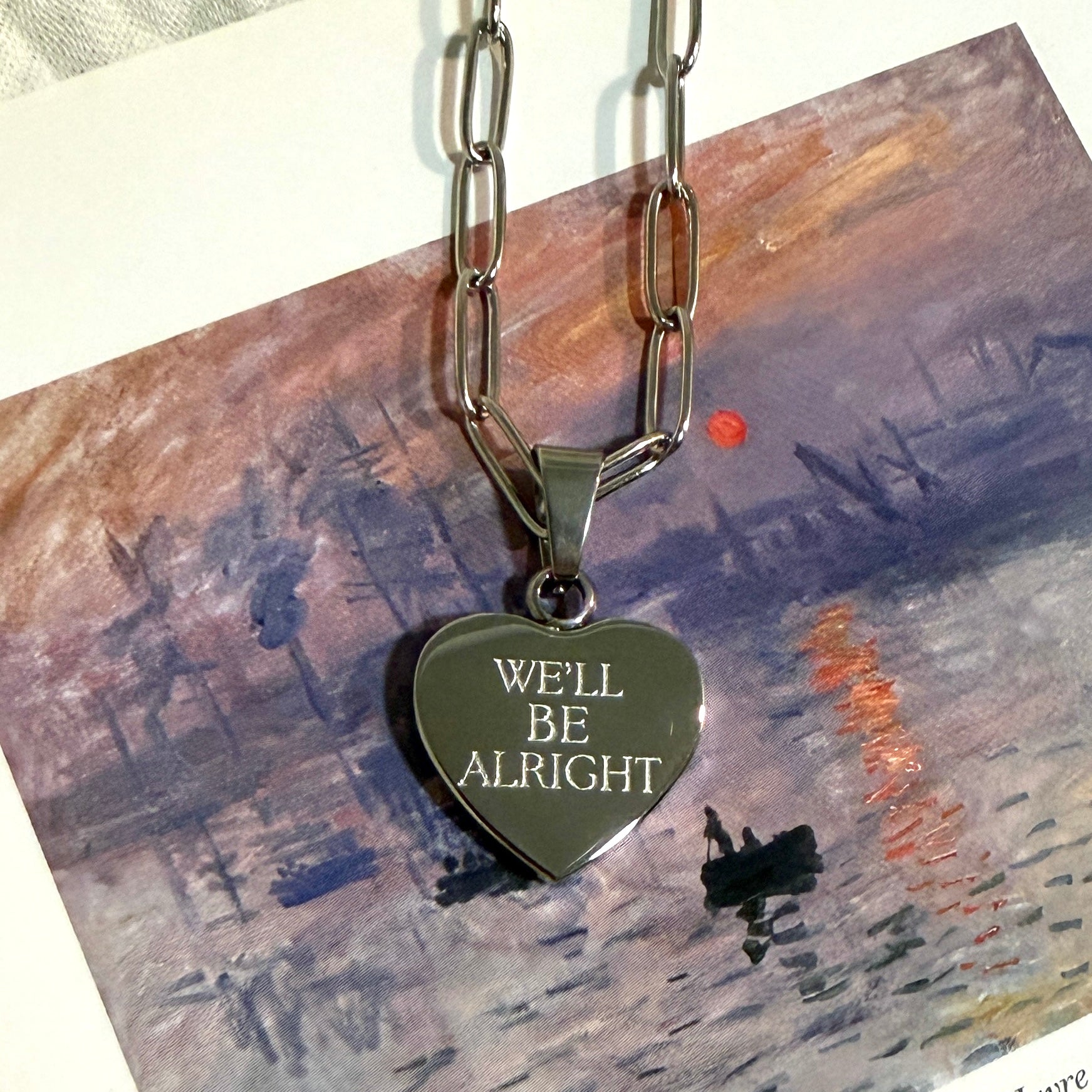 We'll Be Alright Double-Sided Necklace