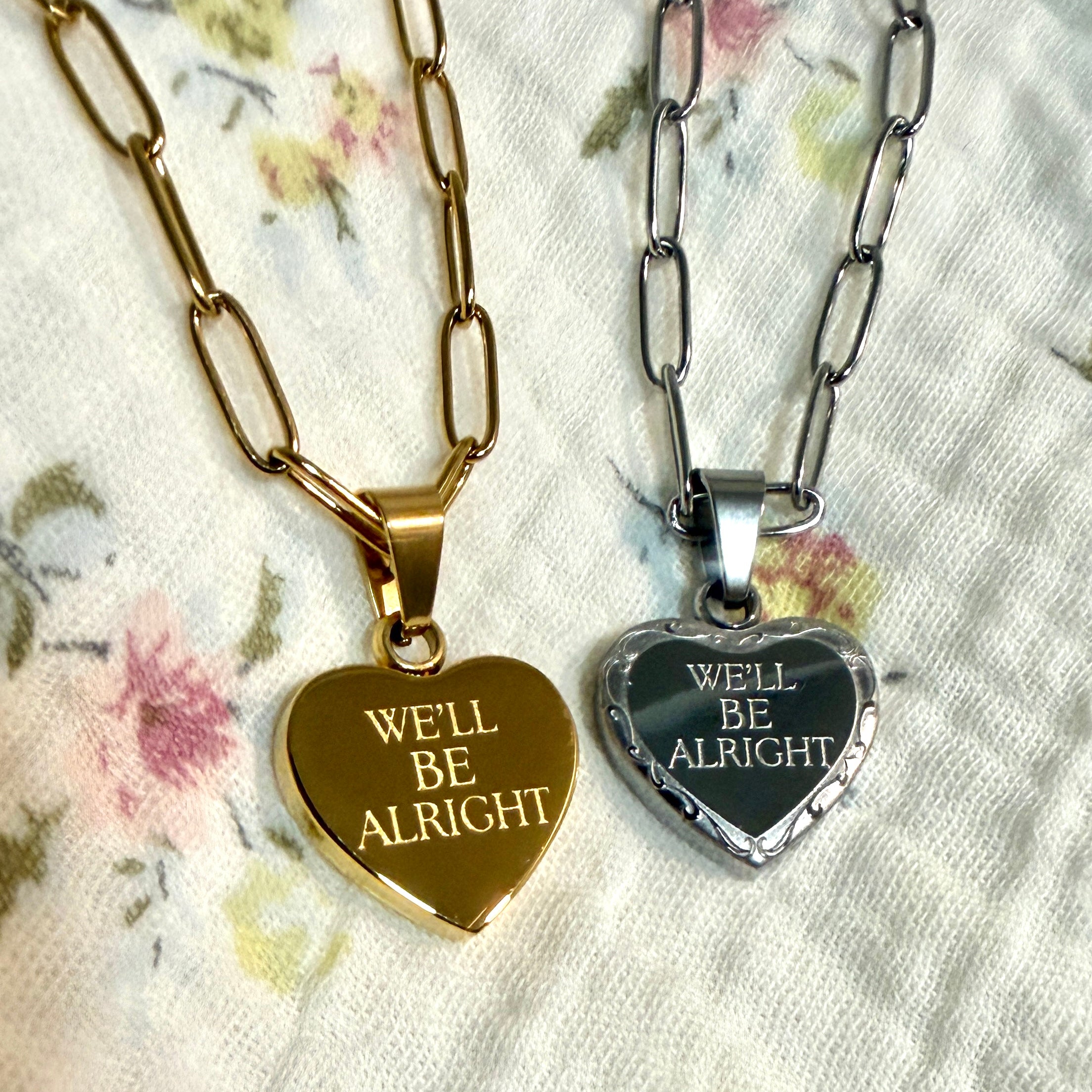 We'll Be Alright Double-Sided Necklace