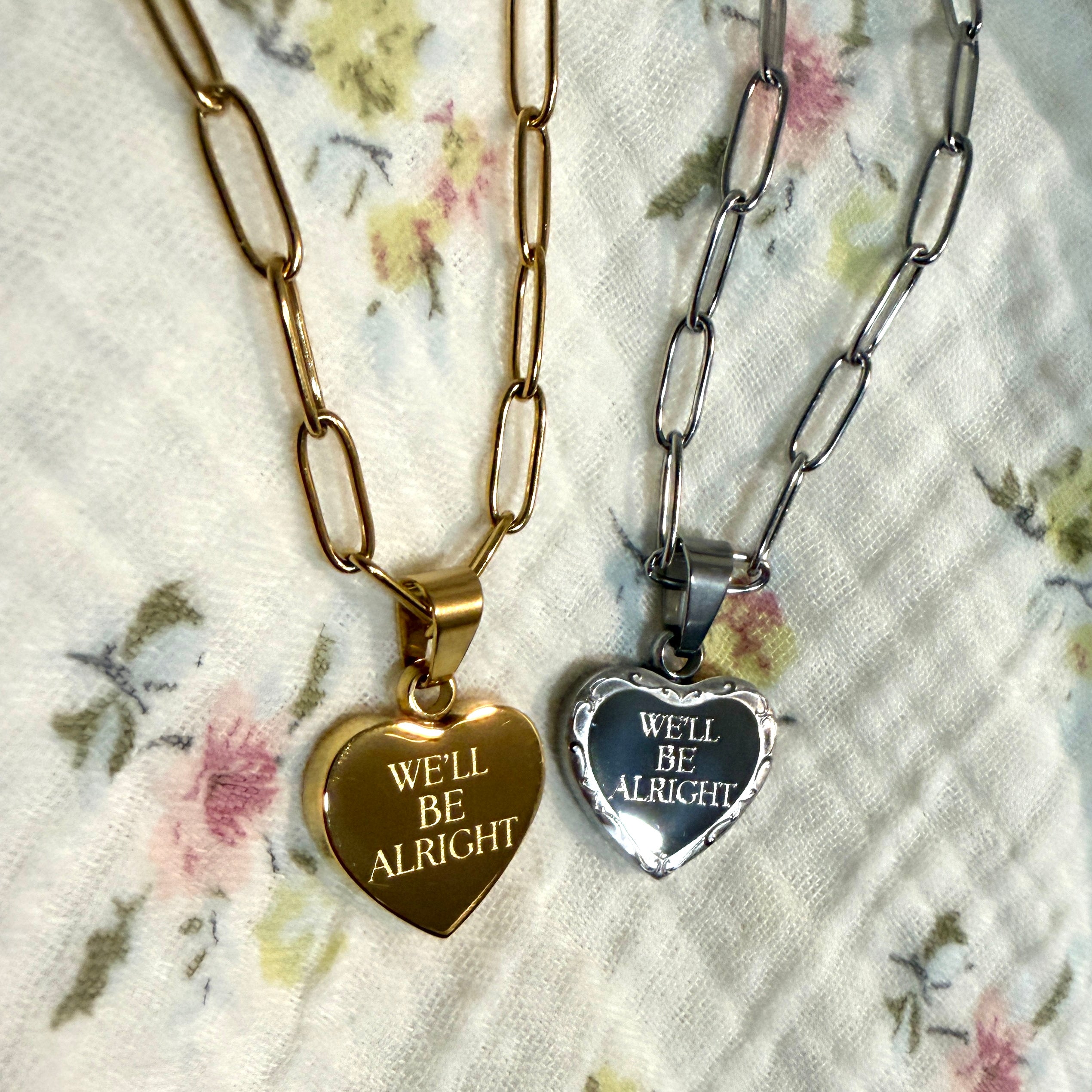 We'll Be Alright Double-Sided Necklace
