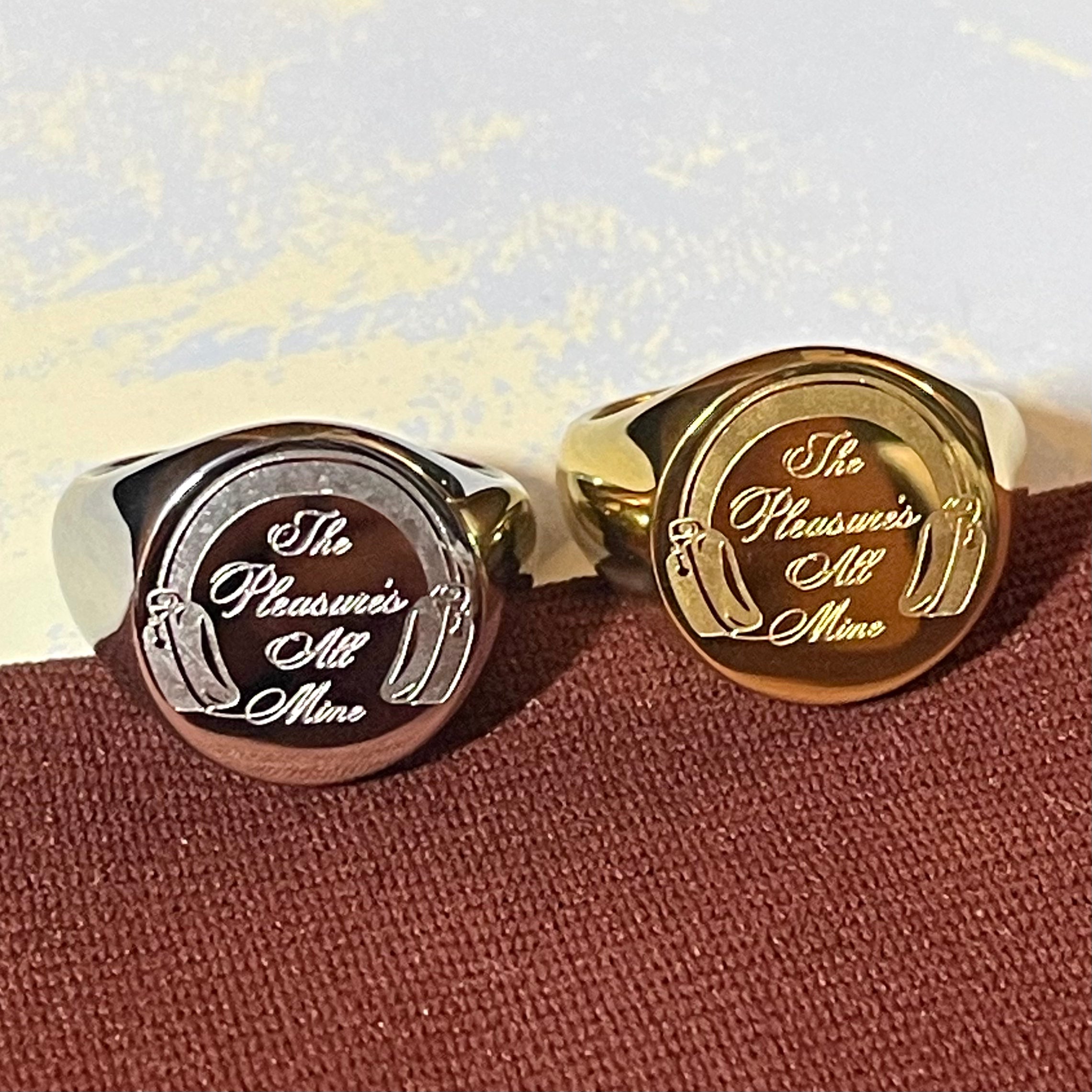 Pleasure's All Mine Signet Ring