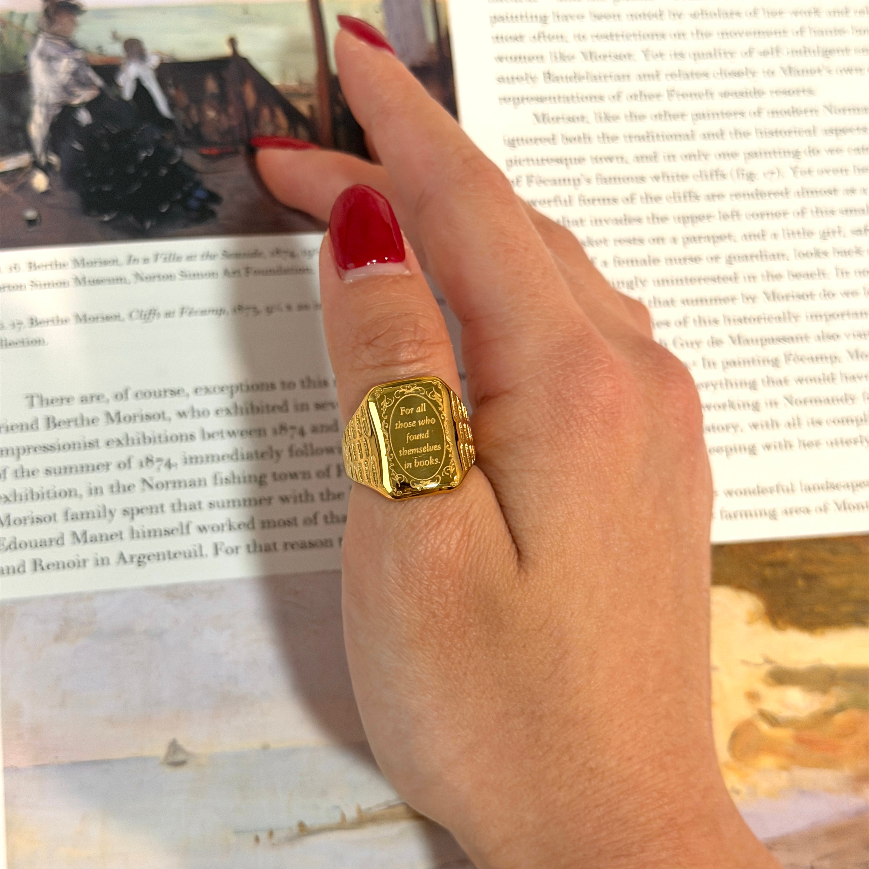 Book Lovers Ring