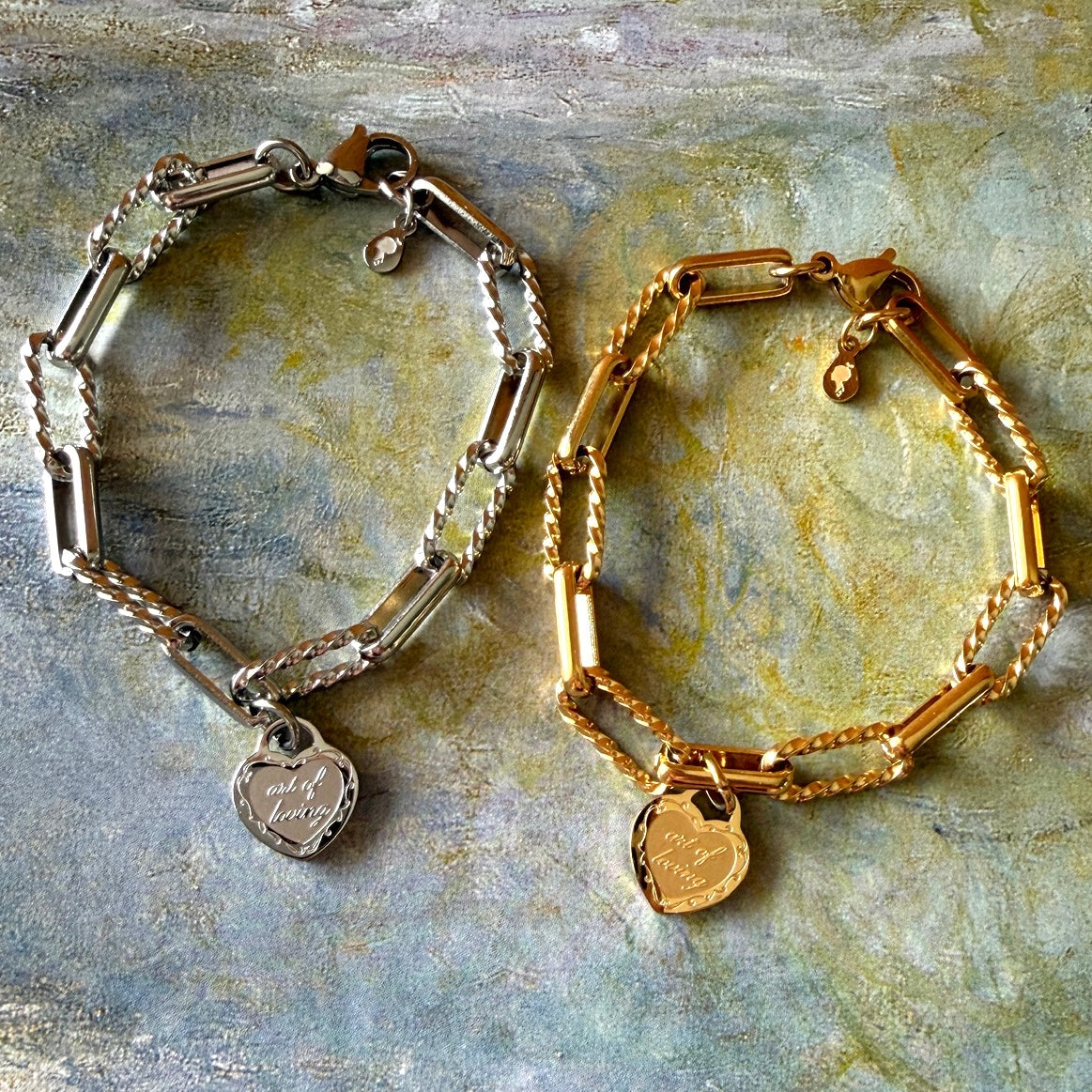 Art of Loving Chain Bracelet