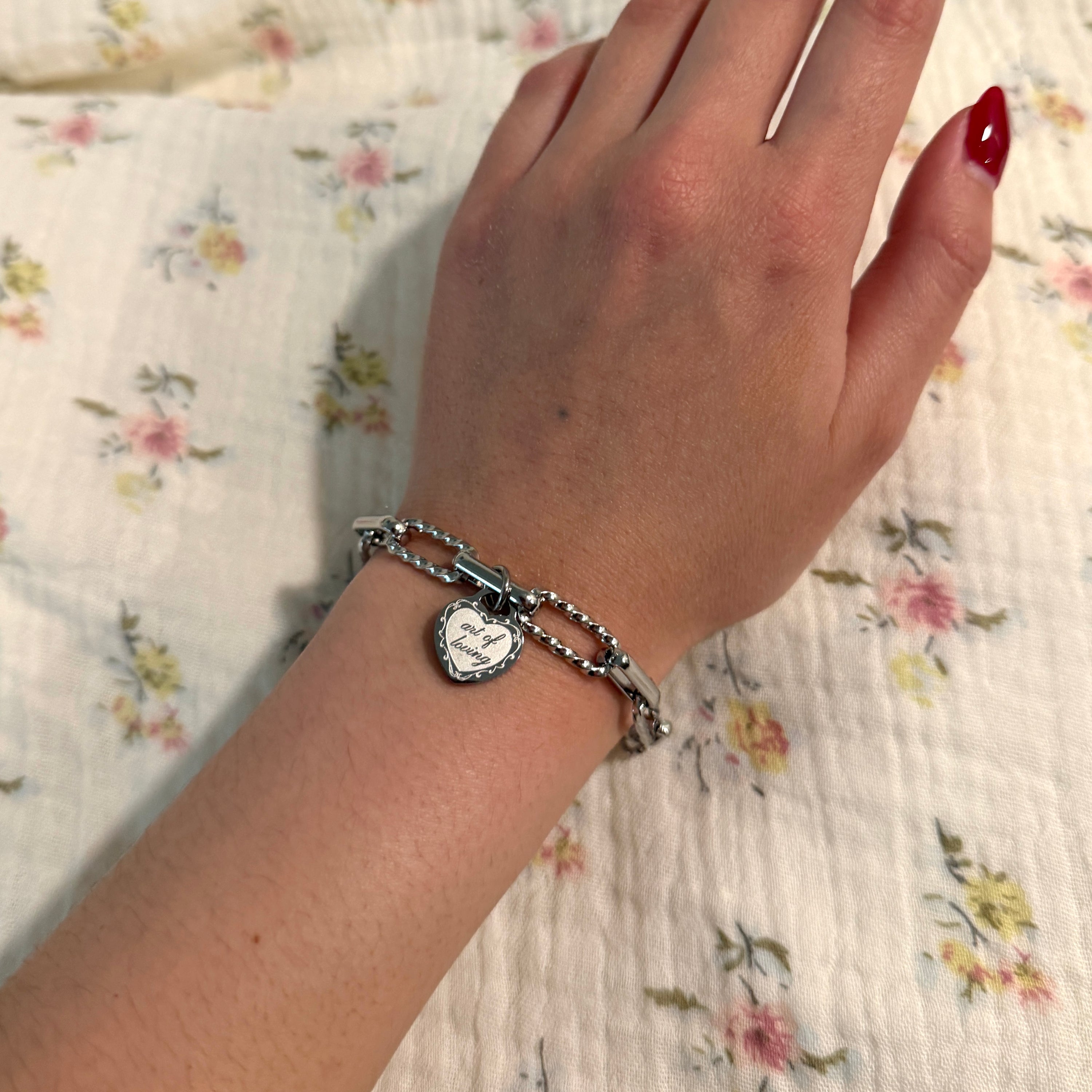 Art of Loving Chain Bracelet