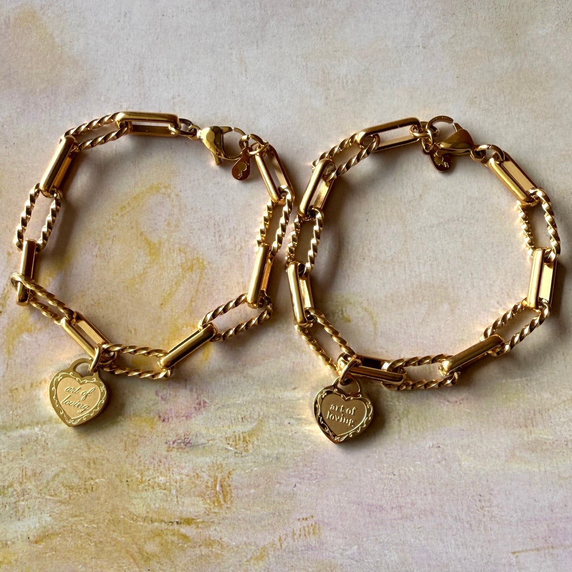 Art of Loving Chain Bracelet