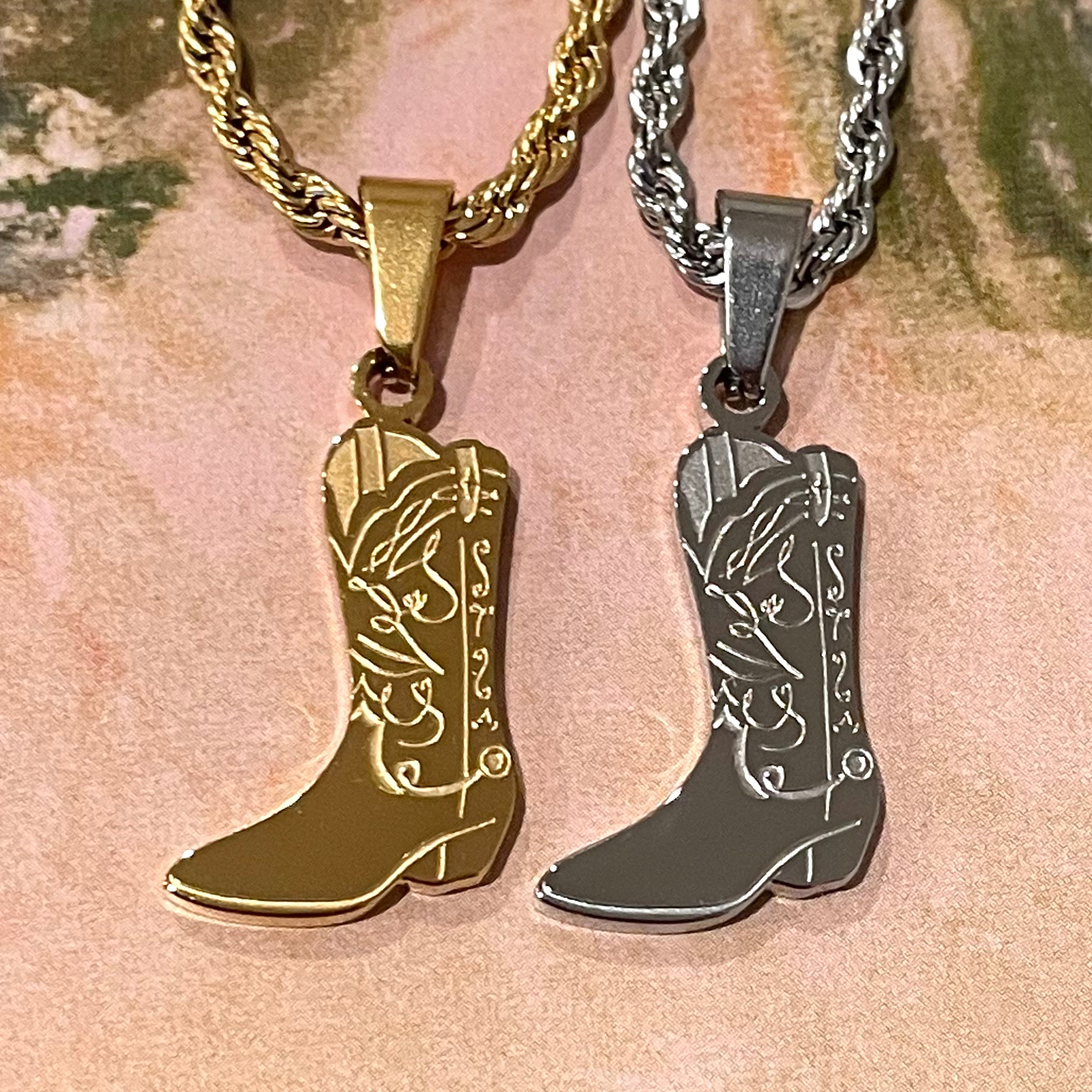 Forever Cowboy Double-Sided Necklace