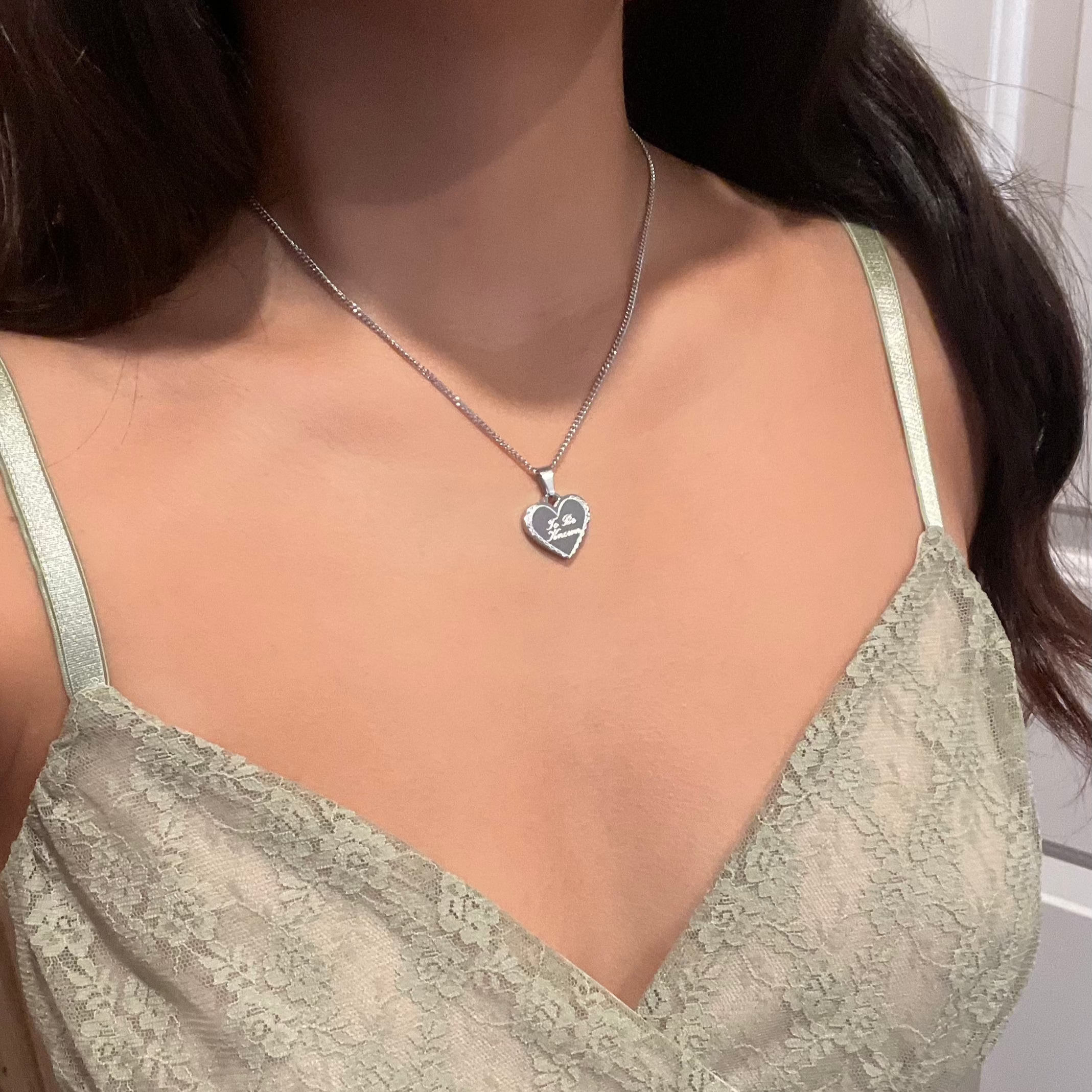 To Be Loved Double-Sided Necklace
