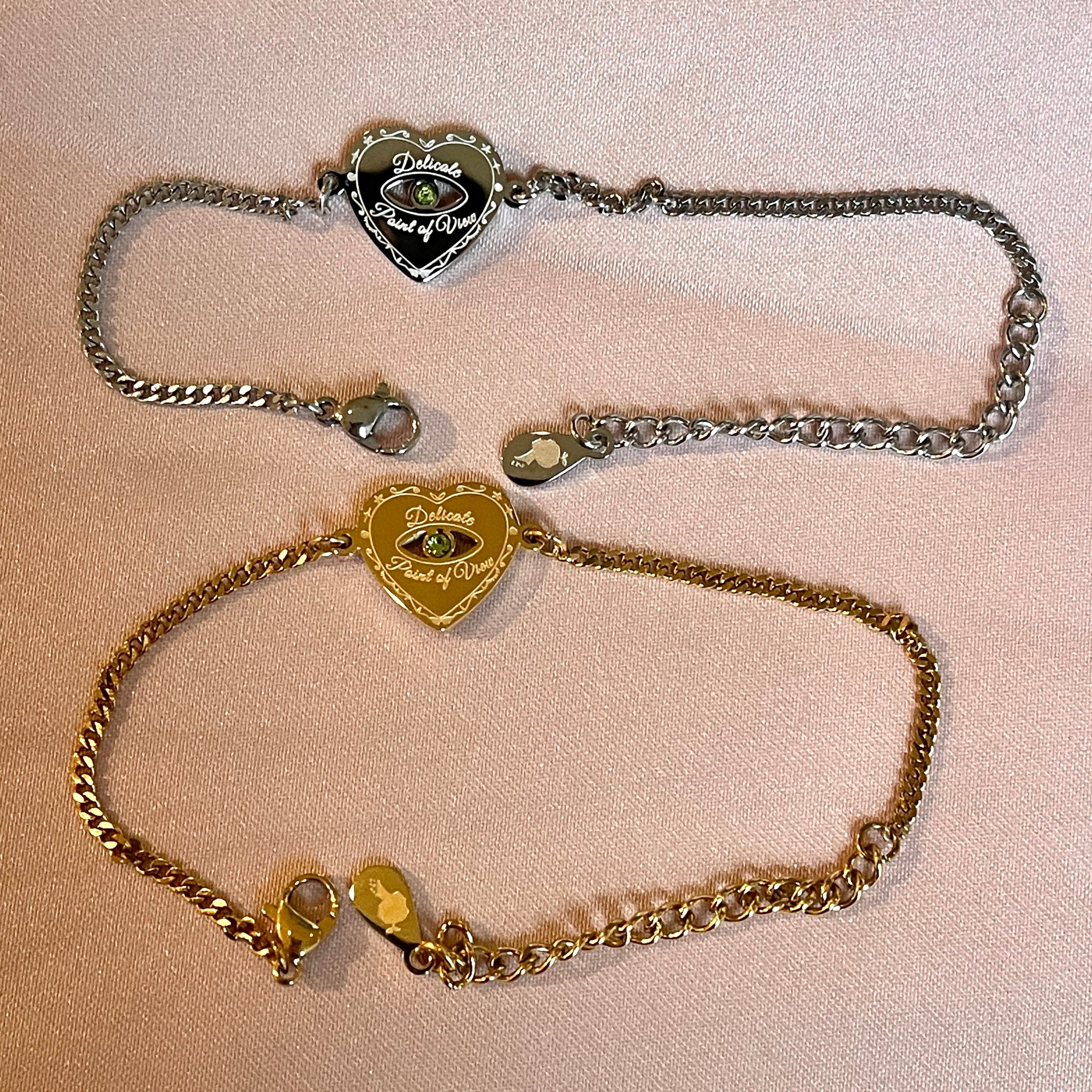 Delicate POV Crystal Bracelet