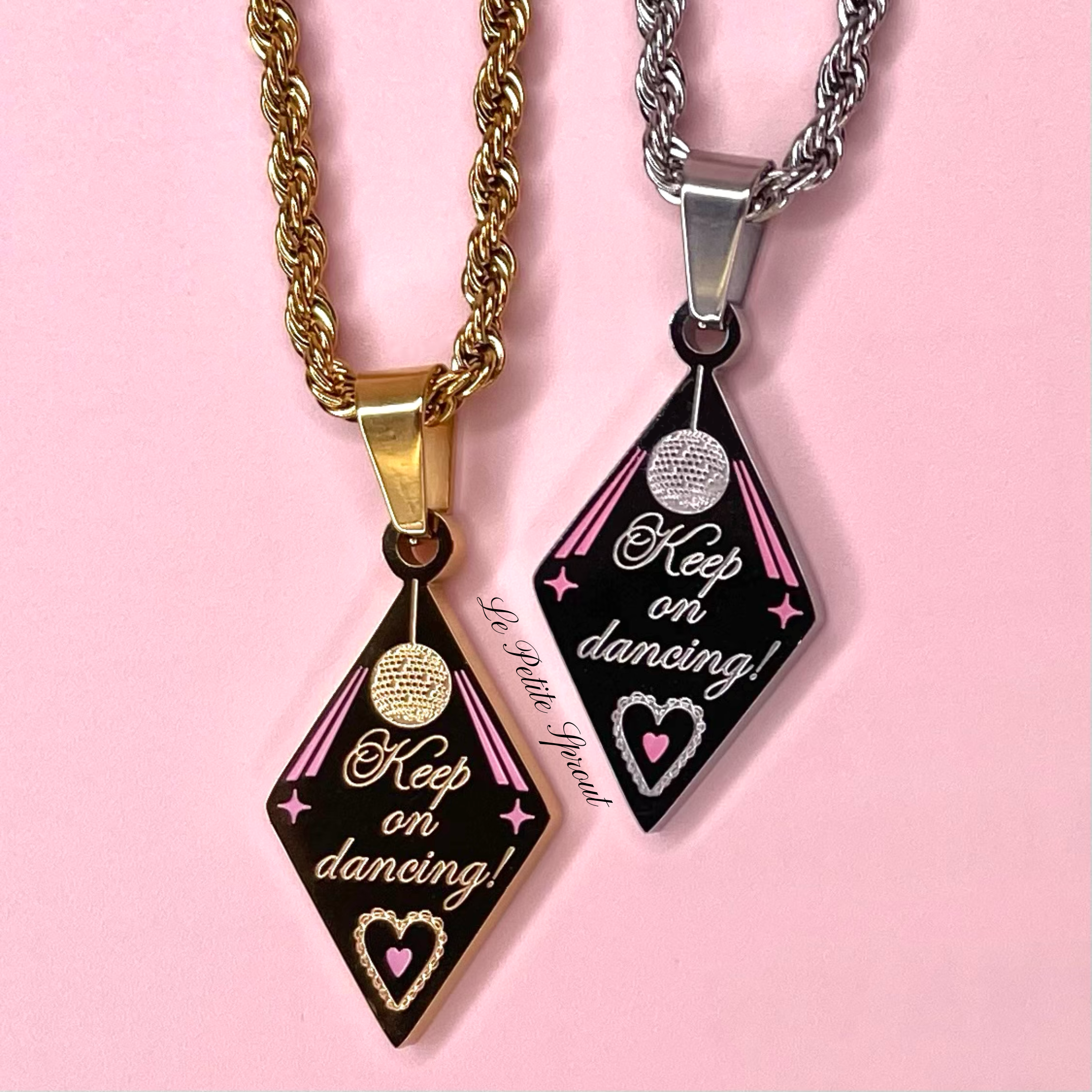 Keep on Dancing Double-Sided Necklace