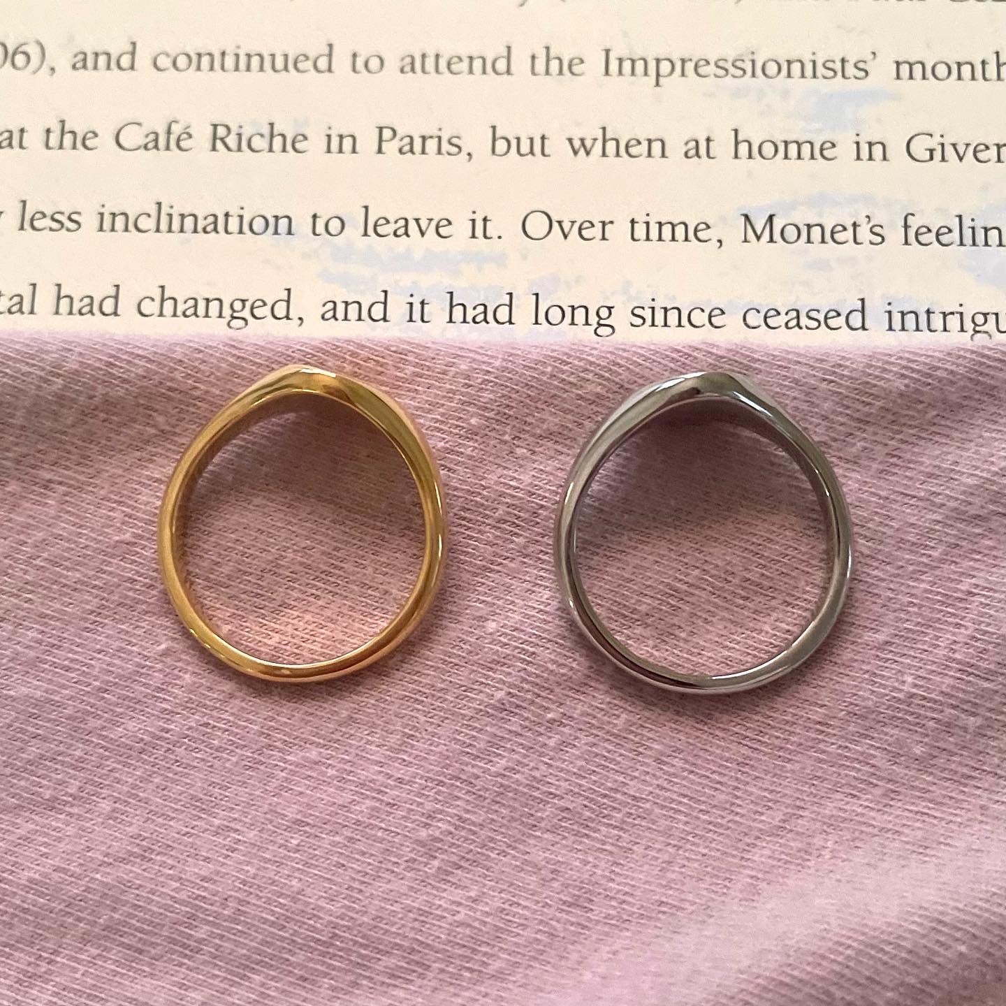 Strong Enough Dainty Ring *WITH & WITHOUT TEXT, PLEASE READ*