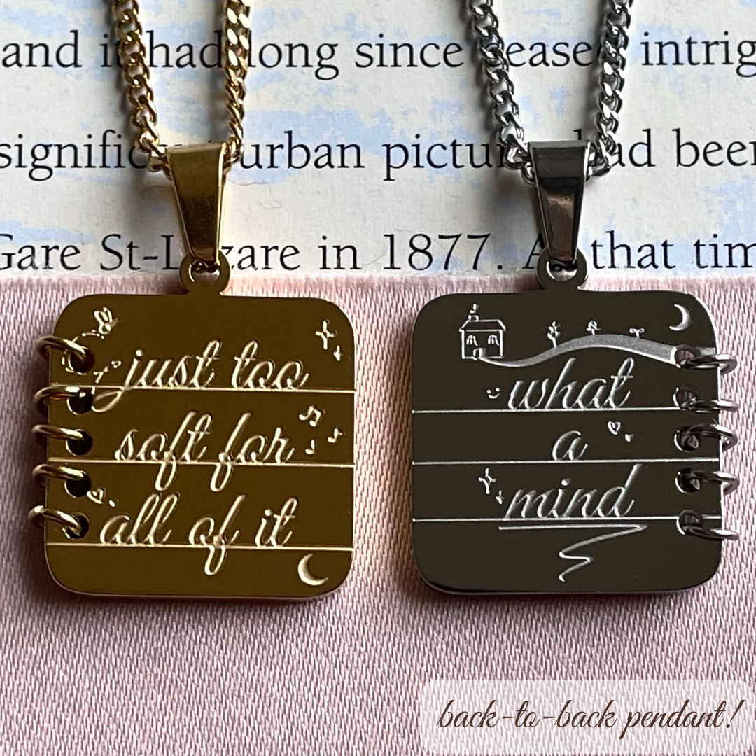 Double sided hot sale engraved necklace