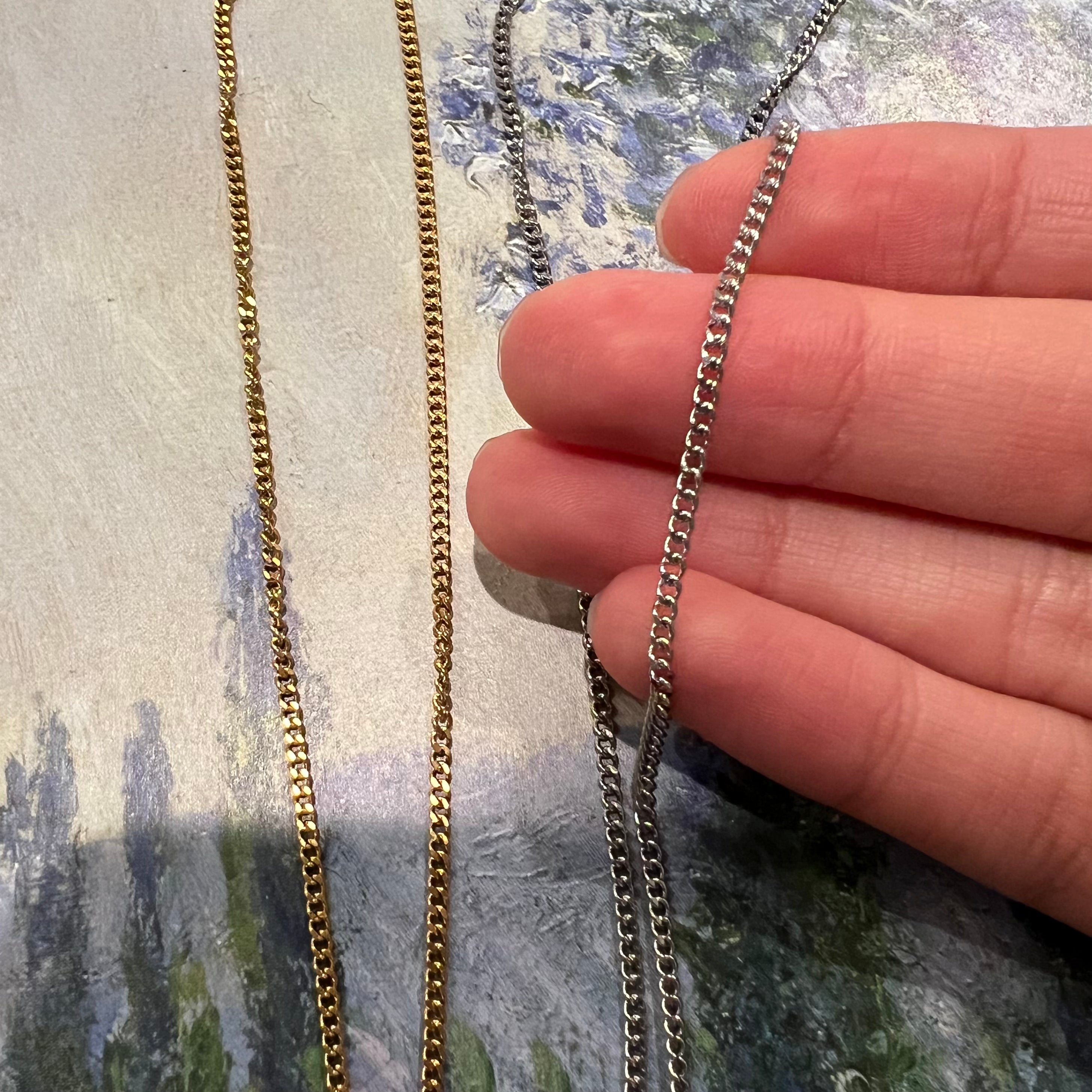 Delicate POV Crystal Necklace