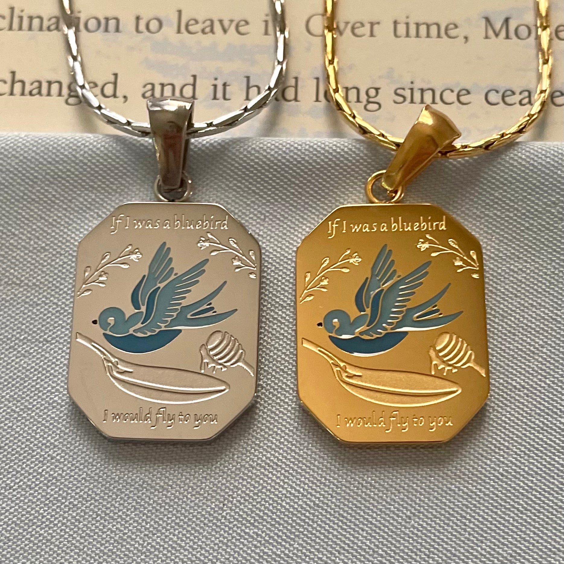 Bluebird Necklace – Le Petite Sprout