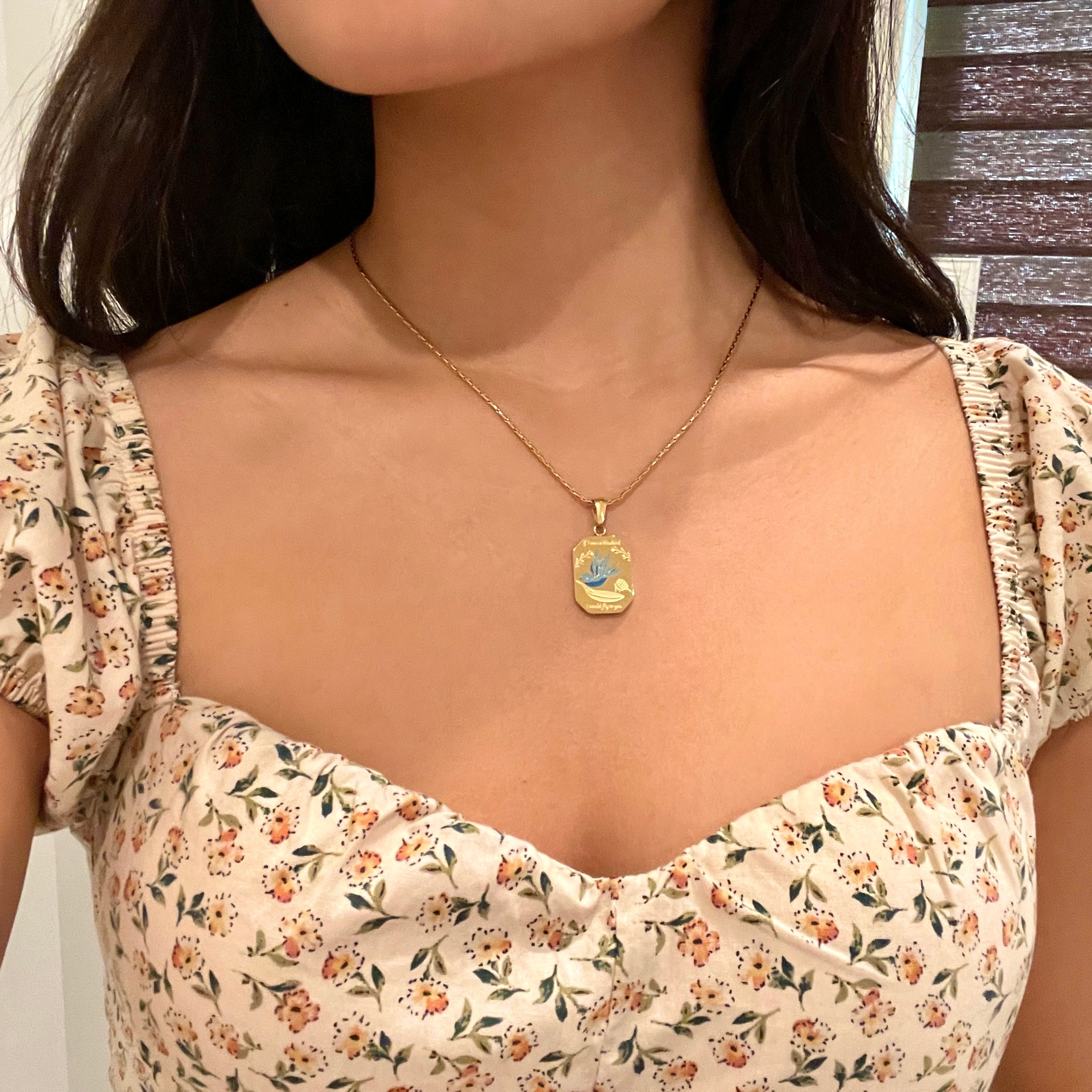 Bluebird Necklace – Le Petite Sprout