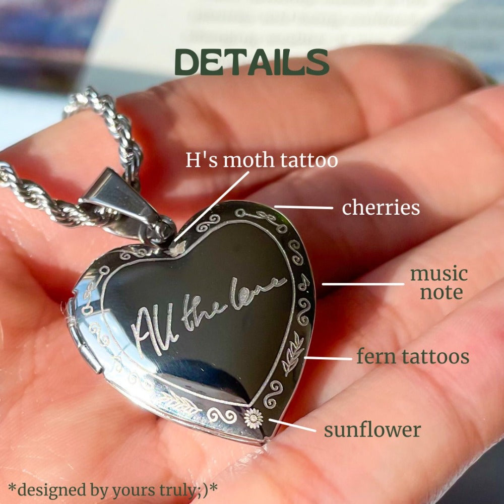 All the Love Heart Locket Necklace