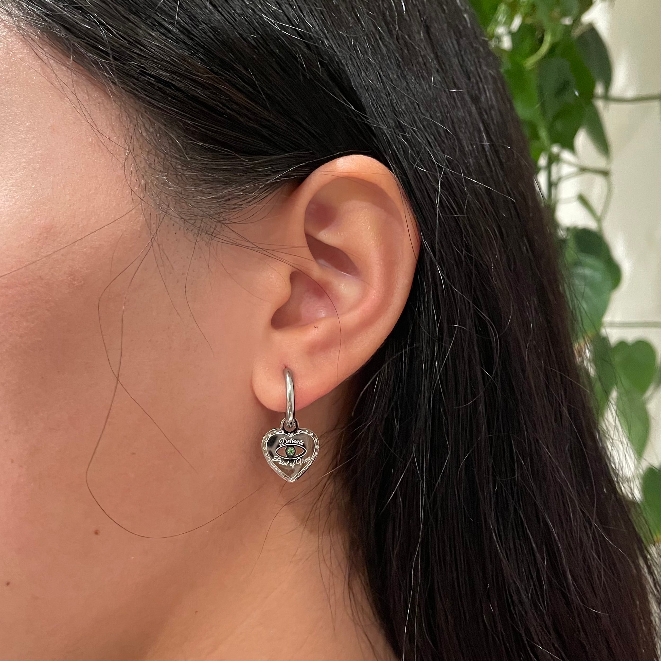 Delicate POV Crystal Earrings